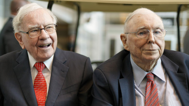 Warren Buffett, 89, and business partner Charlie Munger, 96. 