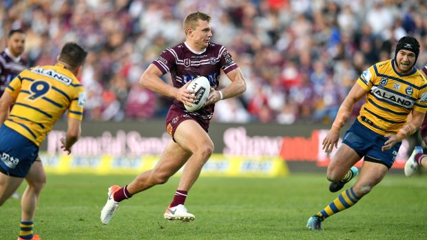 Tom Trbojevic starred again for Manly in their win over Parramatta on Sunday at Brookvale.