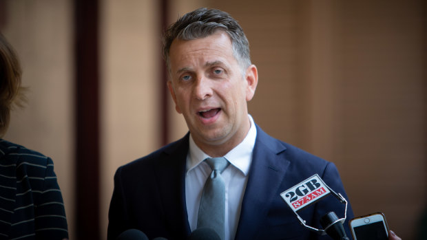 NSW Transport Minister Andrew Constance described the light rail project as "without doubt one of the most intensive, intrusive builds".