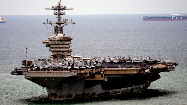 US warship docks in Pattaya, Thailand, after nine months at sea