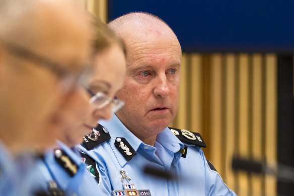 ACT Chief Police Officer Neil Gaughan.