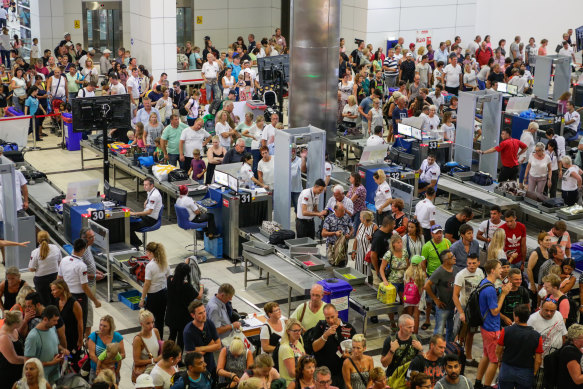 Don’t hold the line up at airport security.