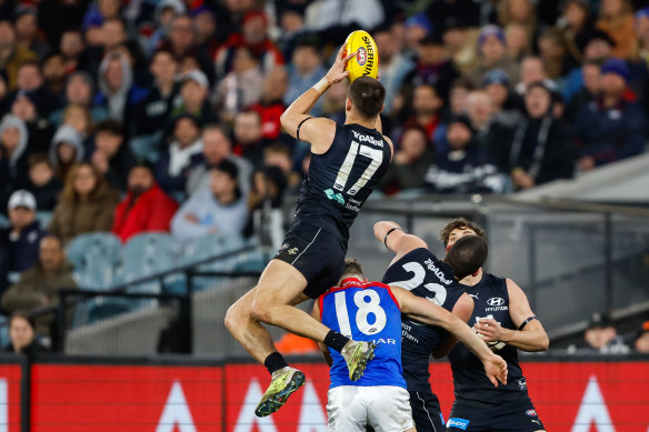 Brodie Kemp’s fitness and form has been important during Carlton’s winning streak.