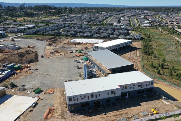 Jordan Springs Public School near Penrith opened in 2020 with space for up to 600 students and this year is expected to have more than 900.