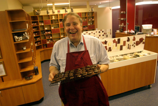 Ian Bersten, owner of a chocolate shop in Willoughby.
