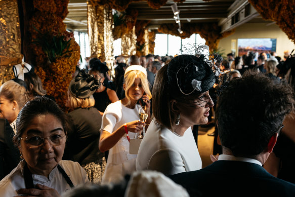 Lexus Australia general manager Yolande Waldock in the car company’s marquee last year. 