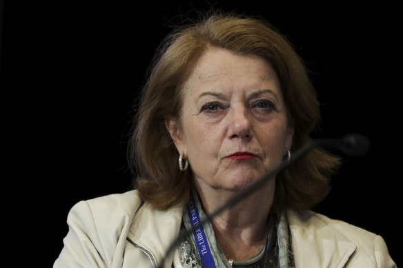 Helen Kroger, pictured in 2019, is part of the panel reviewing Victoria’s political donation scheme.