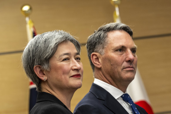 Minister for Foreign Affairs Penny Wong and Defence Minister Richard Marles. 