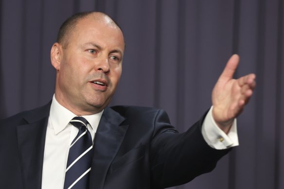 Treasurer Josh Frydenberg. 