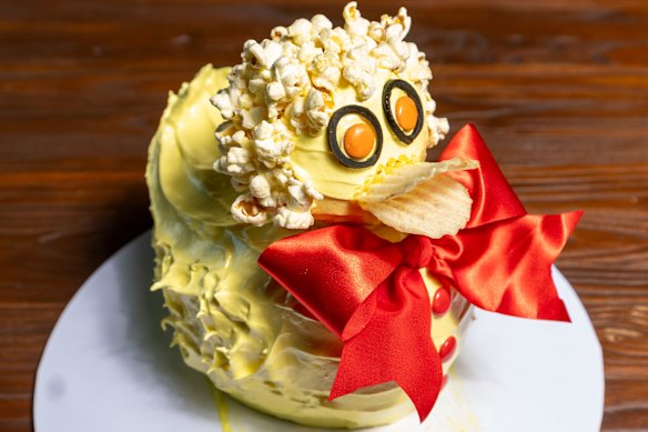 A recreation of the famous duck cake.