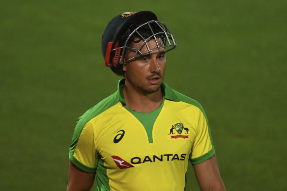 A hamstring injury while bowling in the IPL is a concern for Marcus Stoinis ahead of the T20 World Cup.