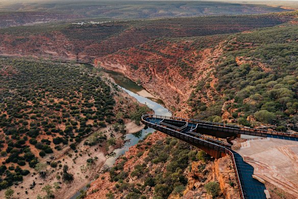 The remarkable Kalbarri Skywalk.