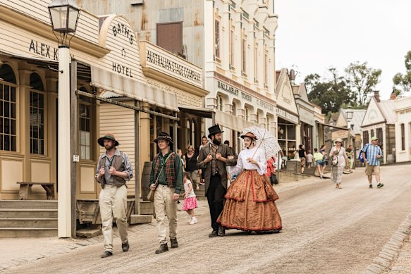 Go back in time in Sovereign Hill, Ballarat.