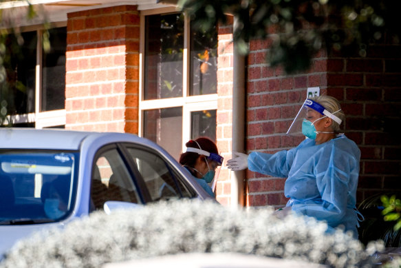 BlueCross Western Gardens Aged Care residence in Sunshine, where it was confirmed a staff member has tested positive to COVID-19 at the end of May. 