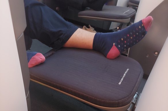 Hello, neighbour’s feet.