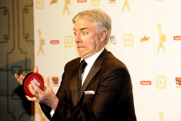 Who would want to hold the Logies? Here’s Shaun Micallef trying in 2010.