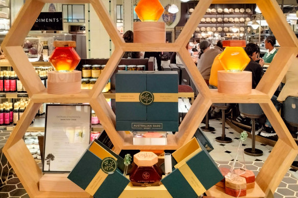 Rare Australian honey is available at Harrods in London at a price of more than $1,000 per jar. 