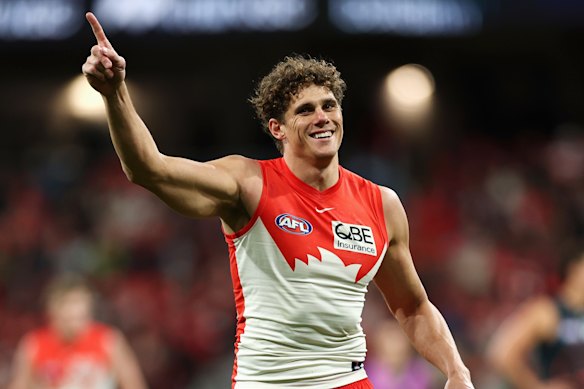 Saints coach Ross Lyon is wary of Charlie Curnow.