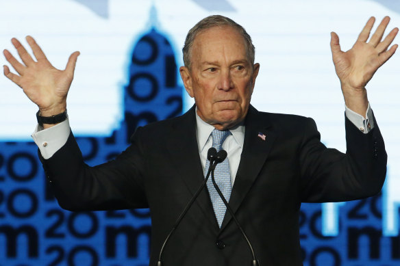 Democratic presidential candidate and former New York City mayor Mike Bloomberg.