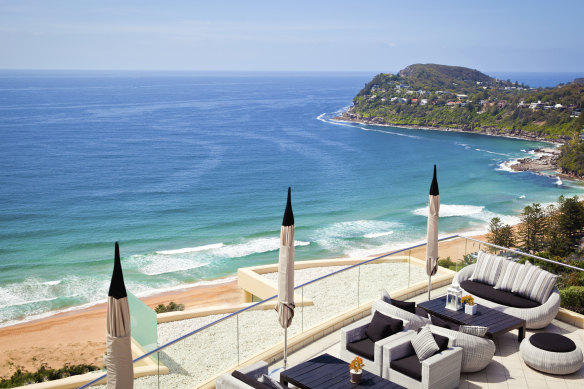 Guests can soak in the beachy surrounds with a wine on the terrace or by the infinity pool.