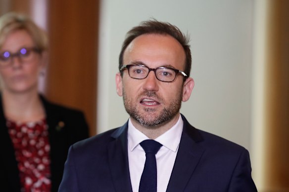 Greens leader Adam Bandt wants support for young workers.