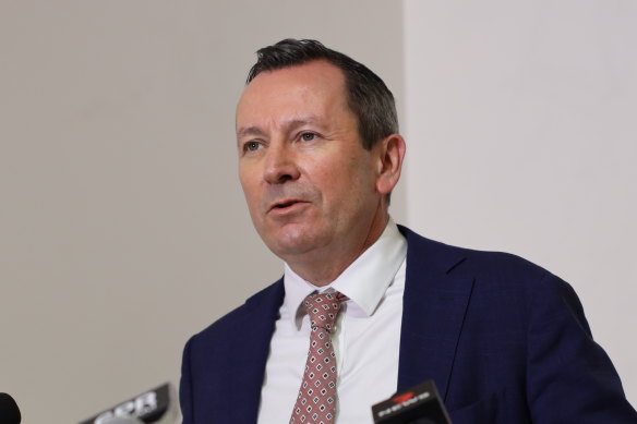 WA Premier Mark McGowan 