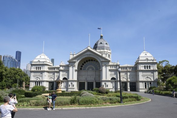 The Royal Exhibition Building is crumbling and requires funding. 