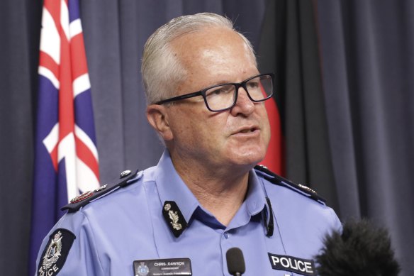 WA Police Commissioner Chris Dawson.