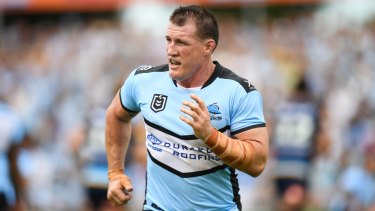 Boost: Cronulla will be buoyed by the return of Paul Gallen against the Panthers.
