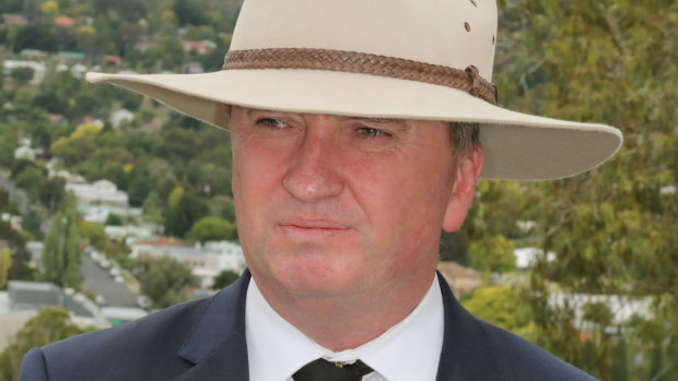 Barnaby Joyce resigns from the leadership of the National Party on Friday.
