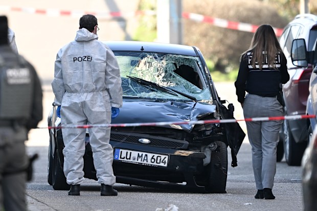One dead after driver rams car into crowd in Germany