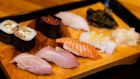Exquisite sushi prepared in-house is served at the Japanese ambassador’s residence.