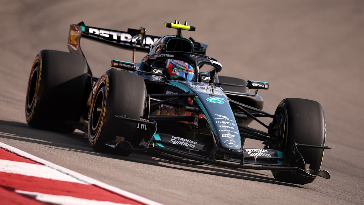 Antonelli ticks first championship box with shock Austin pole