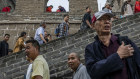 People visit a section of the Great Wall during the National Golden Week holiday. Authorities were hoping for a bigger pick-up in activity.