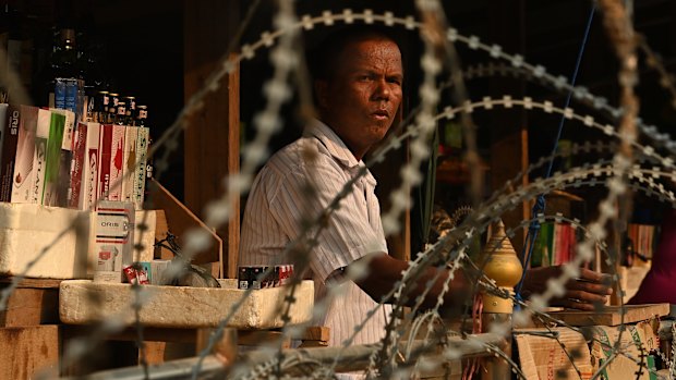 Sex drops and whiskey packets: The bizarre market built around a barbed wire fence