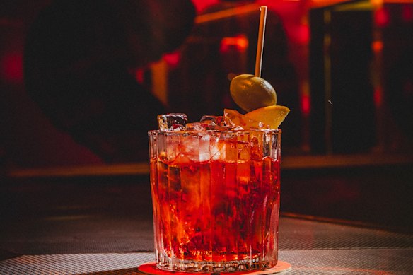 The negroni, with a Herbs Taverne twist. 