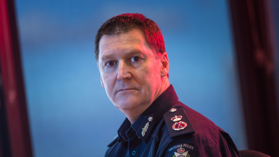 Victoria Police Chief Commissioner Shane Patton. 
