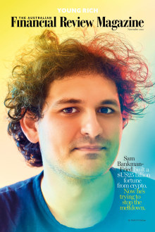 Sam Bankman-Fried on the cover of the Young Rich issue, November 2022.
