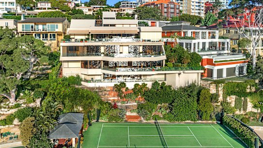 The $95 million sale of Edgewater in Point Piper is due to be finalised in September.