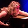 Pianist Freyja Garbett performs at the Big Jazz Day Out festival.
