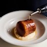 Rum baba, a signature dish at Cumulus Inc. in Melbourne.