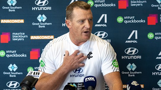 Voss believed Carlton staff had been “bullied” in the reaction to what had occurred.