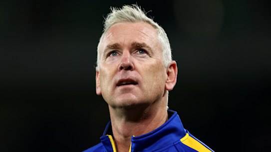 Former West Coast coach Adam Simpson.