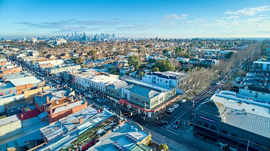 Shops on High Street, Armadale, in the Stonnington municipality, where six new activity centres were unveiled today.