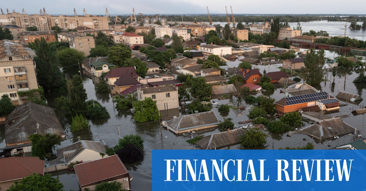 Ukraine dam disaster: danger of floating landmines - Vimarsana News