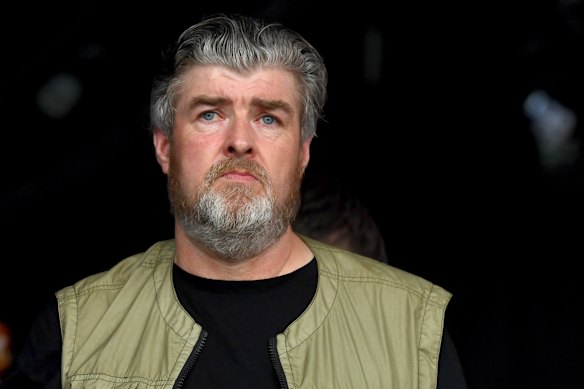 Paul Gallagher pictured at the Glastonbury Festival in 2019.