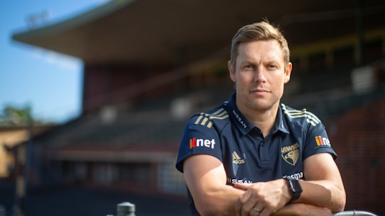 New Hawthorn senior coach Sam Mitchell.