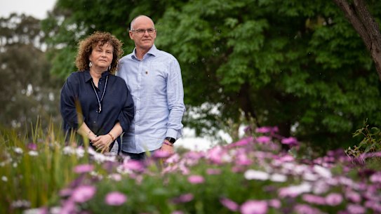 Matt and Robyn Cronin, whose youngest son Pat (19) died from a fatal punch thrown in a bar brawl in 2016.