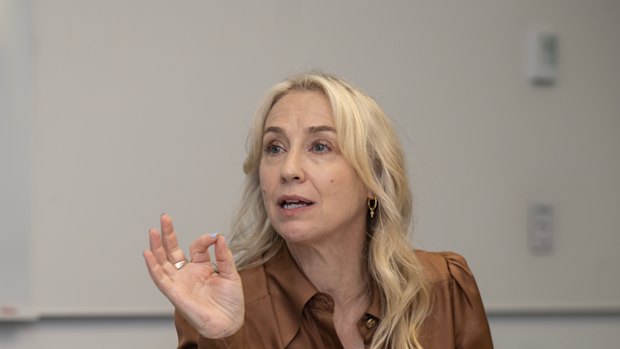 Nine’s new managing director of streaming and broadcast, Amanda Laing.