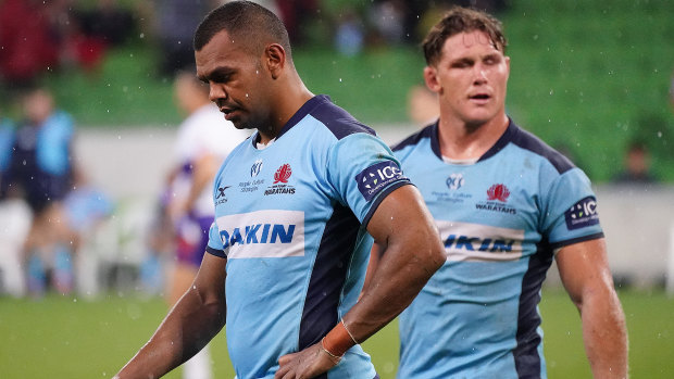 'We're in a hole': Winless and pointless Waratahs hit new low in loss to Rebels